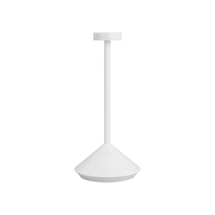 Moneta LED Table Lamp in Matte White (Small).