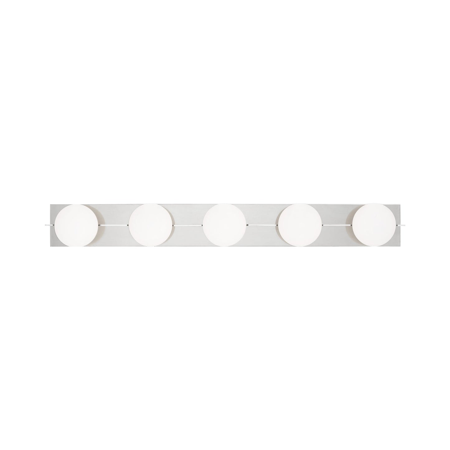 Orbel Bath Vanity Light in Polished Nickel (5-Light).