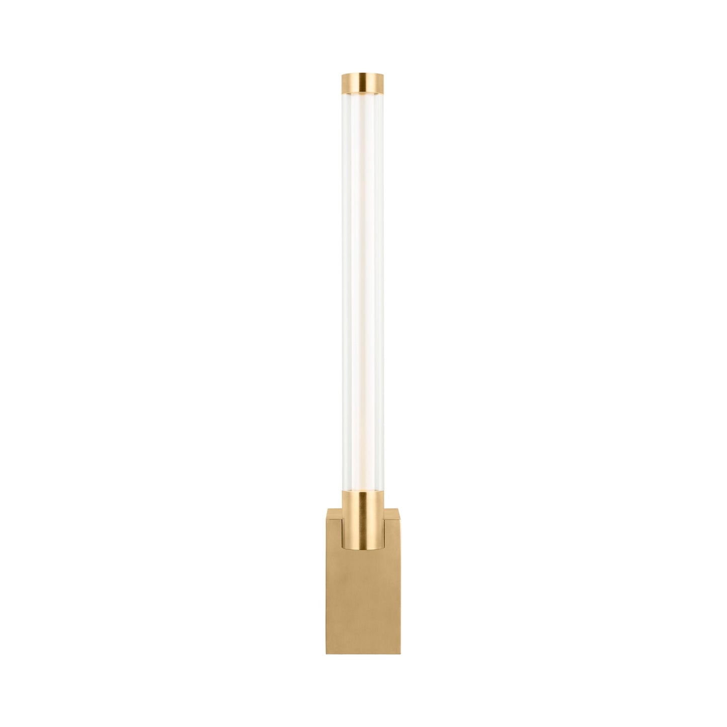 Phobos LED Rechargeable Table Lamp in Hand Rubbed Antique Brass.