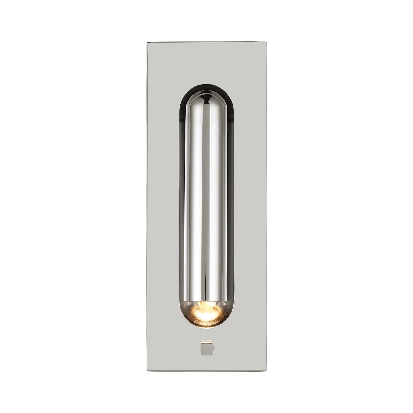 Ponte Directional Task LED Wall Light in Polished Nickel.