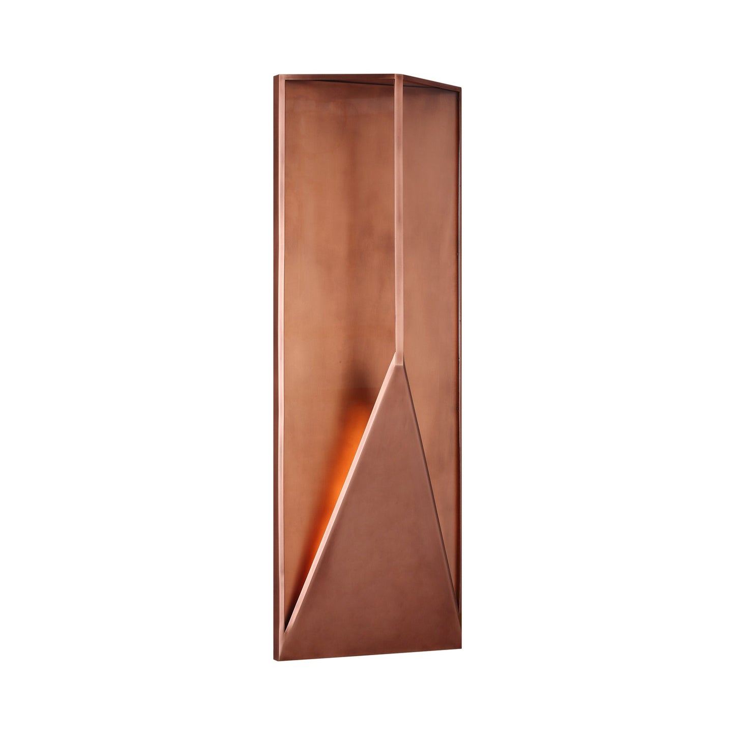 Ponte Directional Task LED Wall Light in Natural Copper (38-Inch).