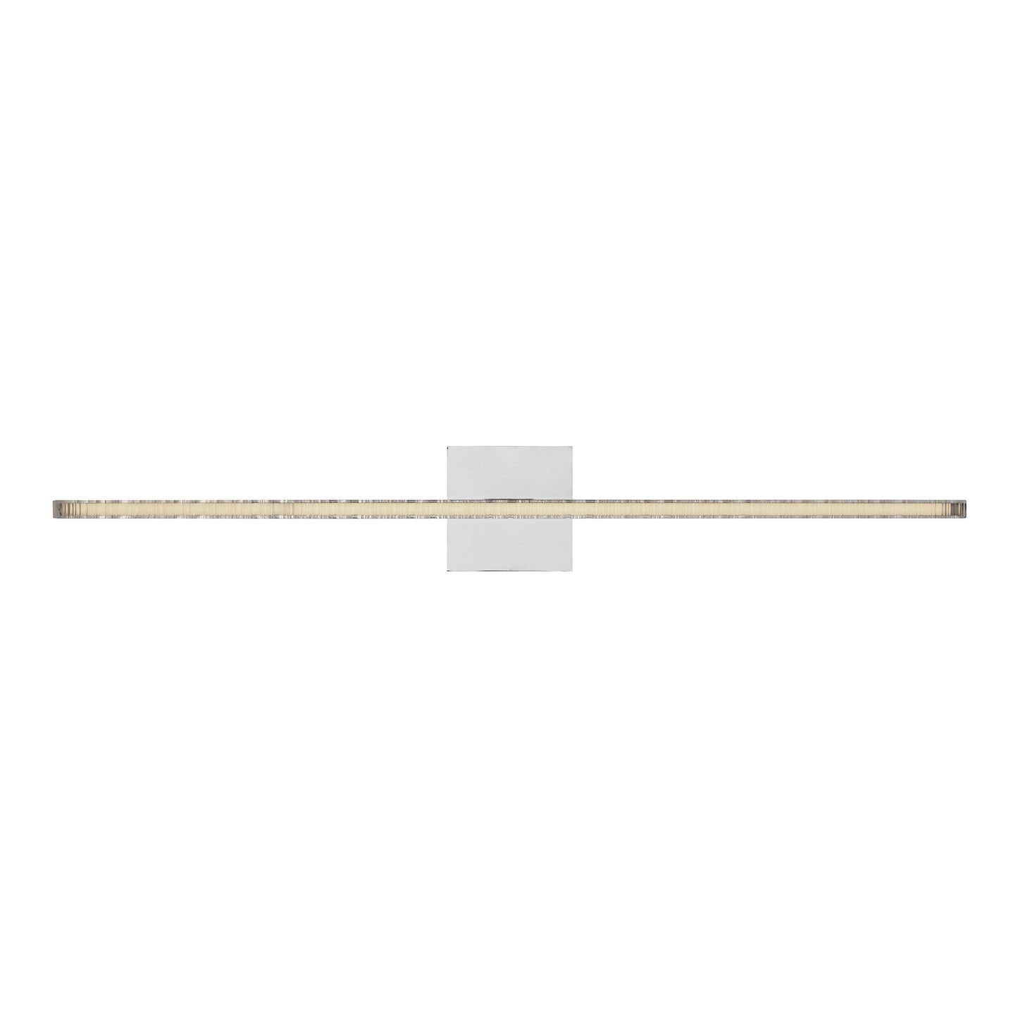 Serre LED Bath Vanity Light in Polished Nickel (36-Inch).