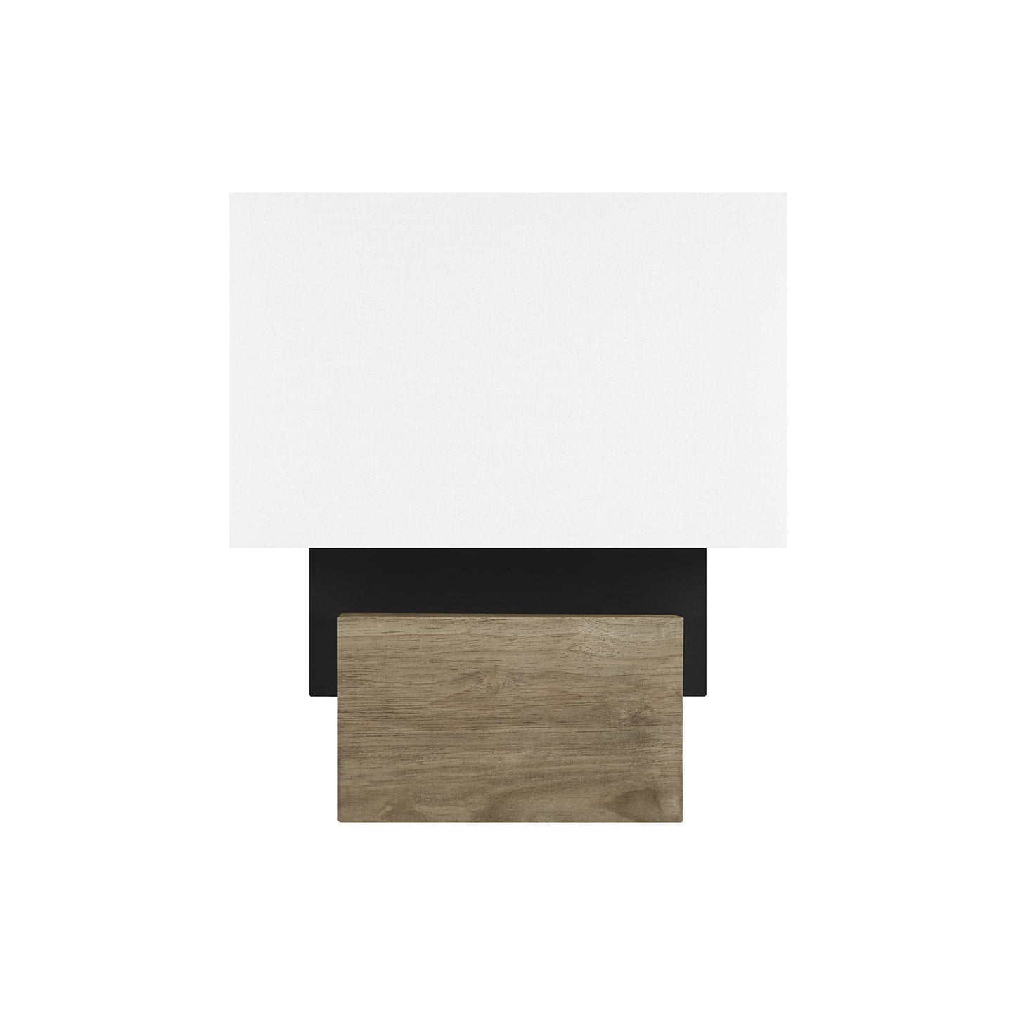 Slab Table Lamp in Nightshade Black (Small).