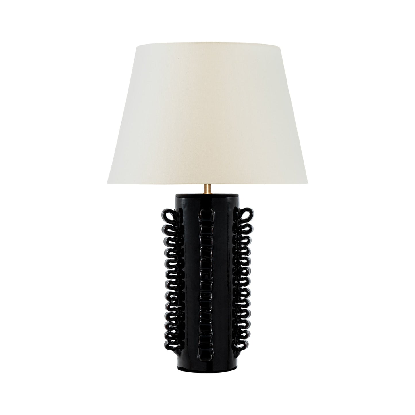 Amandine Table Lamp in Raven Black.