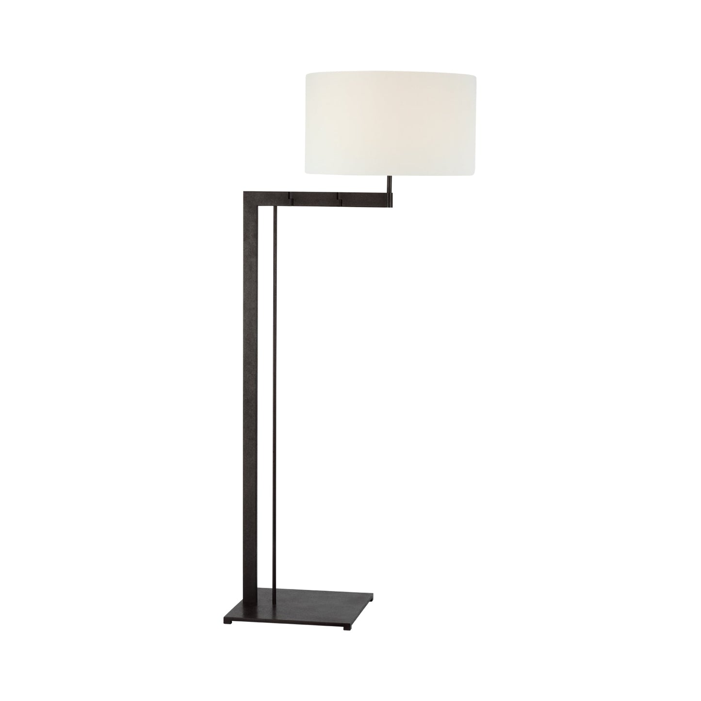 Amell Floor Lamp in Weathered Iron.