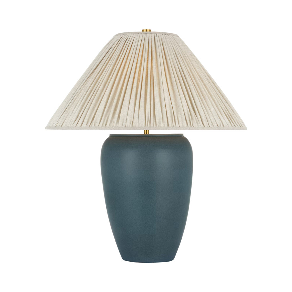 Anwen LED Rechargeable Table Lamp in Indigo.