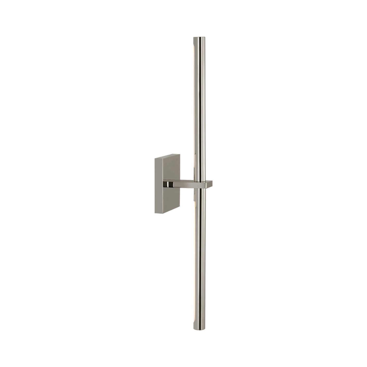 Axis LED Linear Wall Light in Polished Nickel.