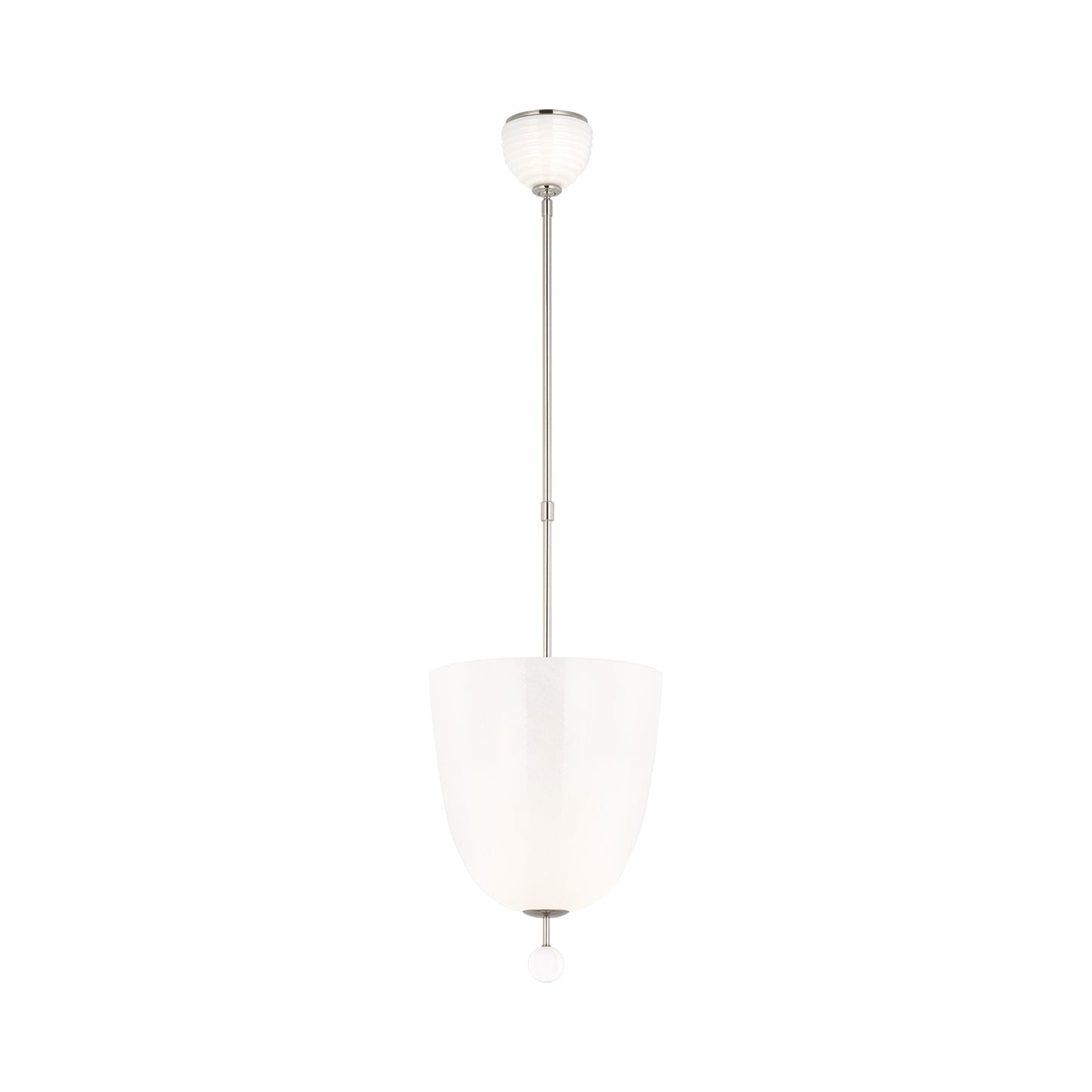 Brisa Pendant Light in Polished Nickel (Up).
