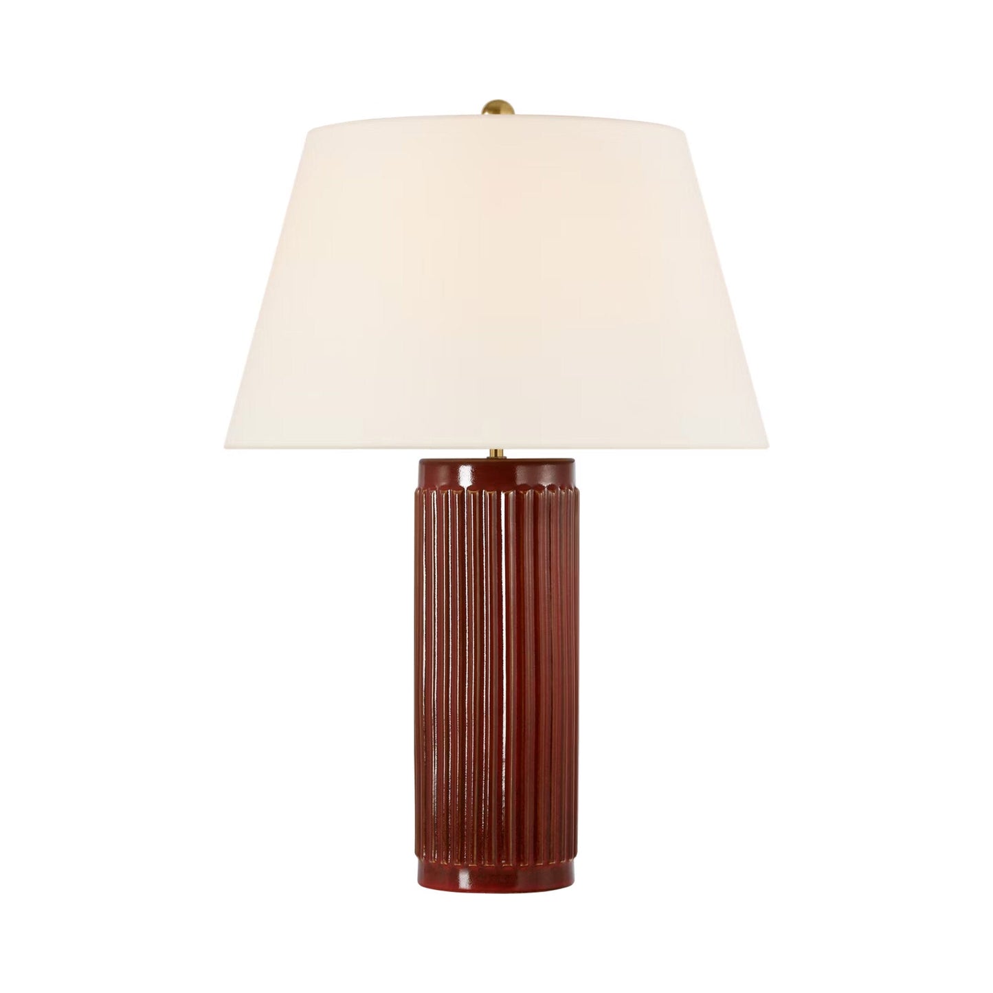 Ellora Table Lamp in Pomegranate.
