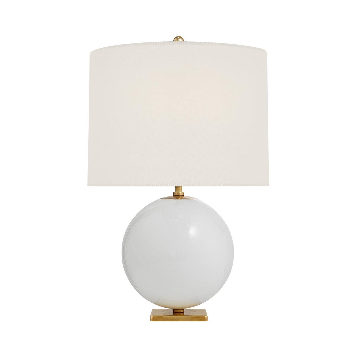 Elsie LED Rechargeable Table Lamp in Cream/Linen (Large).