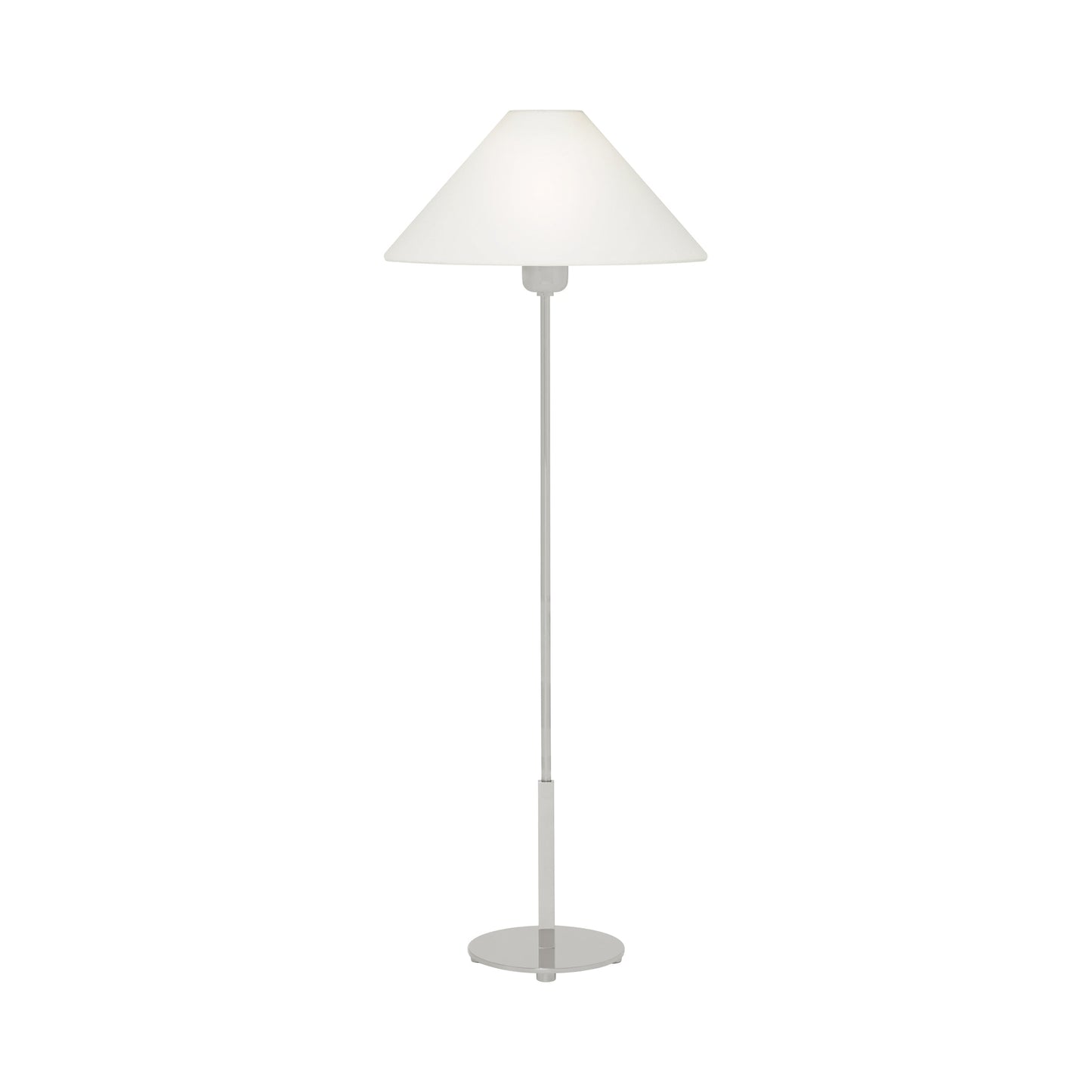 Hackney Table Lamp in Polished Nickel (31.75-Inch).