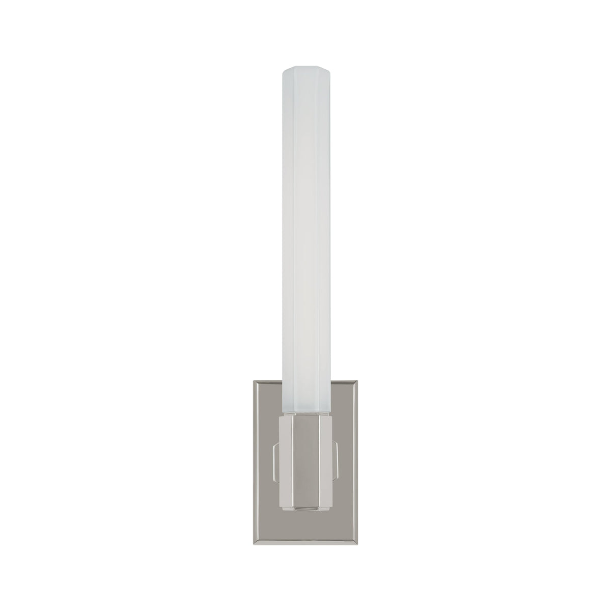 Hawthorne LED Bath Wall Light in Polished Nickel (1-Light).