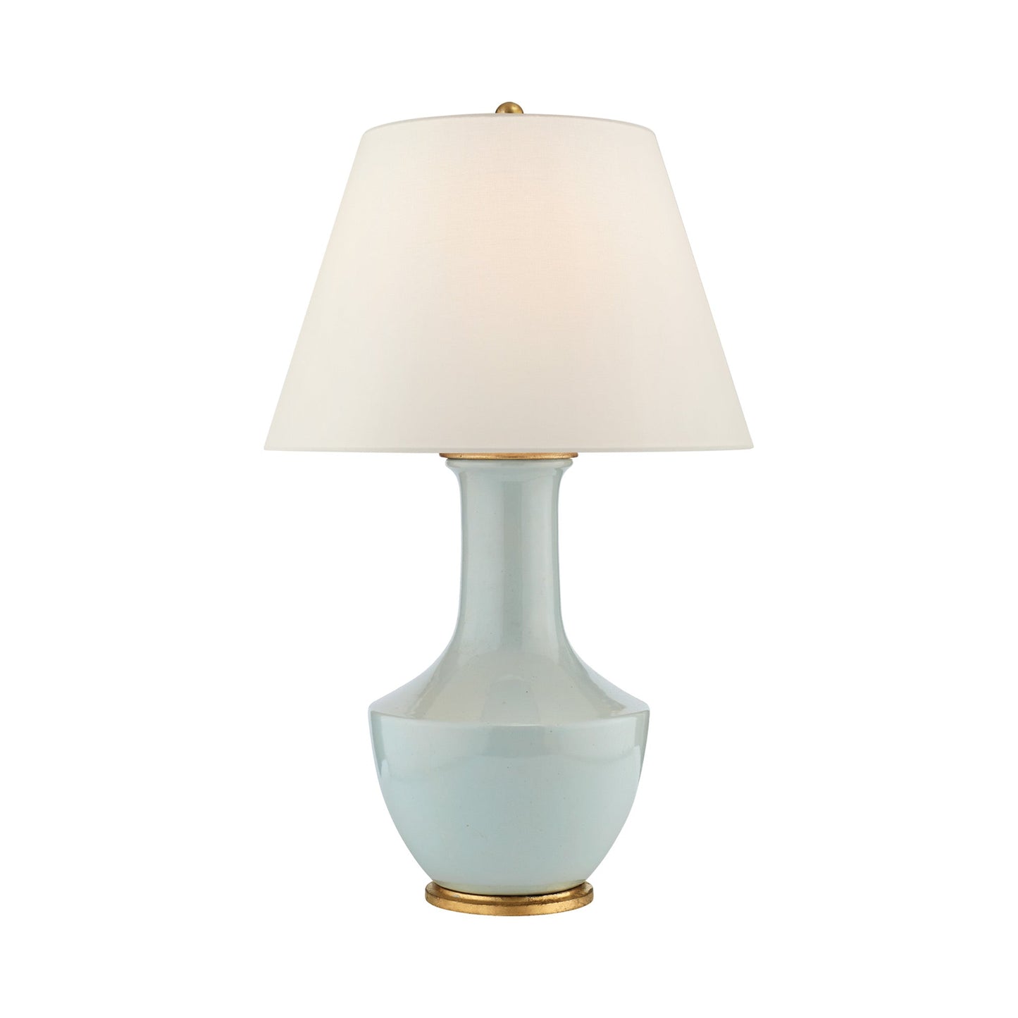 Lambay LED Rechargeable Table Lamp in Ice Blue.