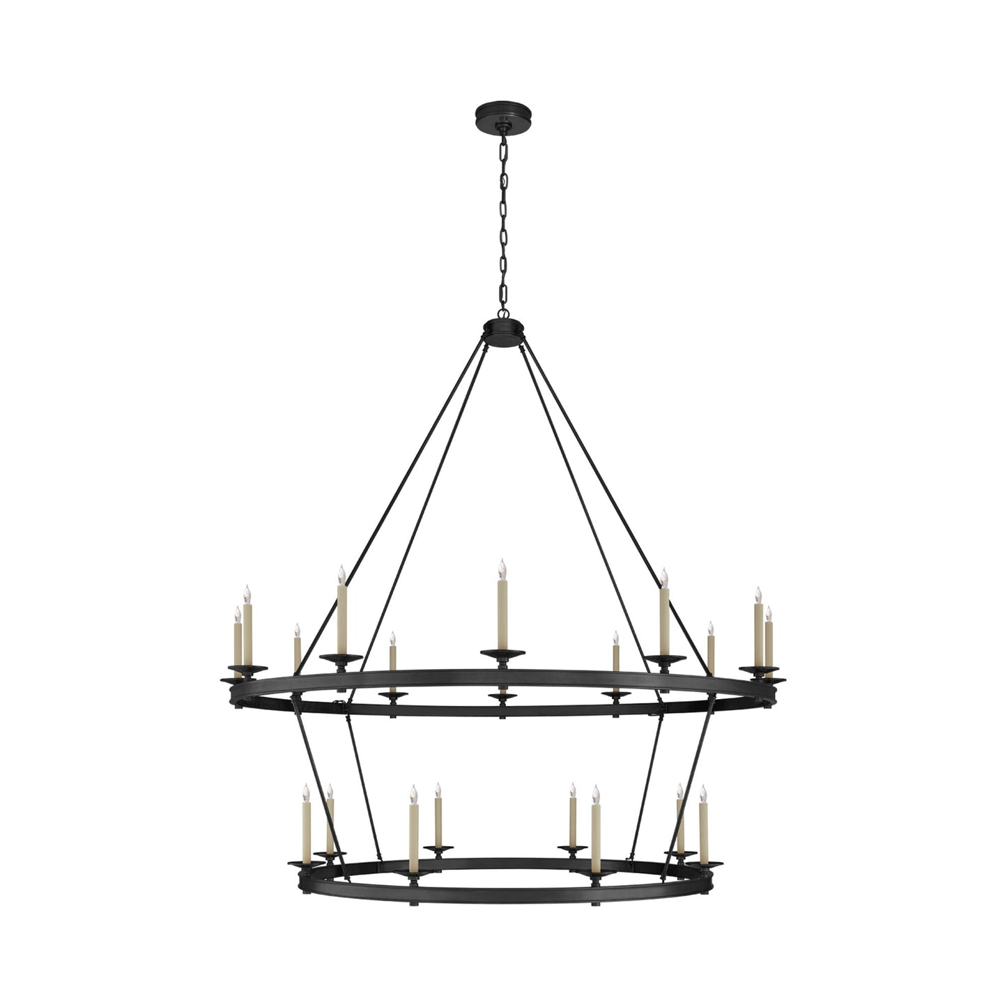 Launceton Grand Chandelier in Bronze (65-Inch).