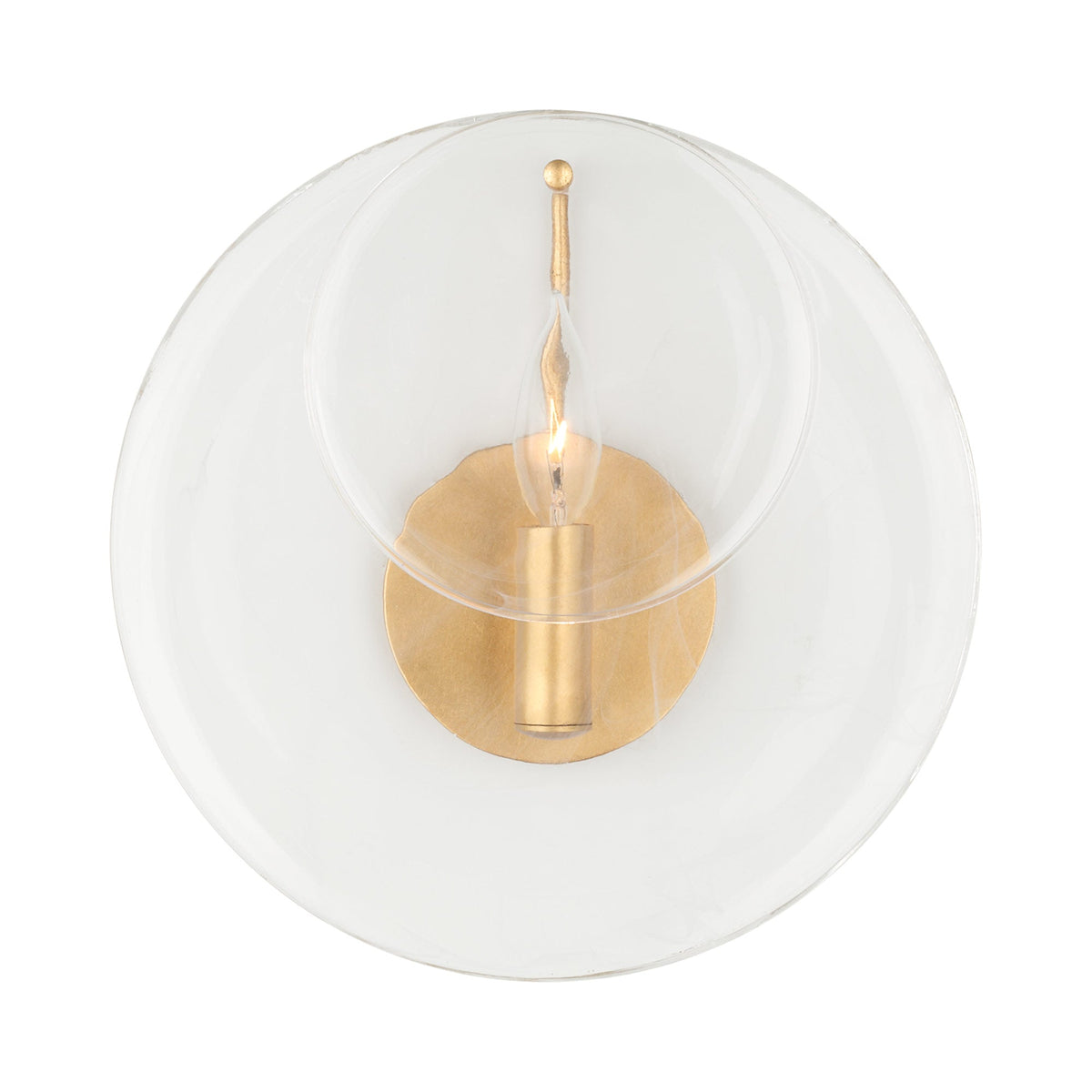 Loire Wall Light in Gild/Clear.