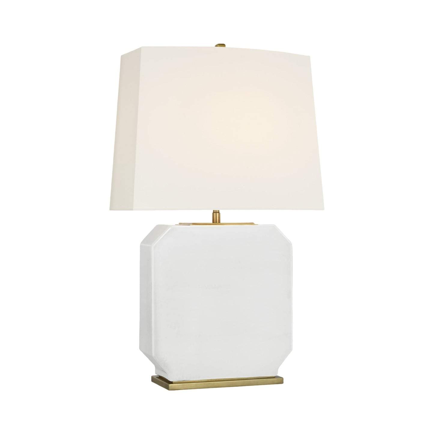 Monique Table Lamp in Venetian White (25.75-Inch).