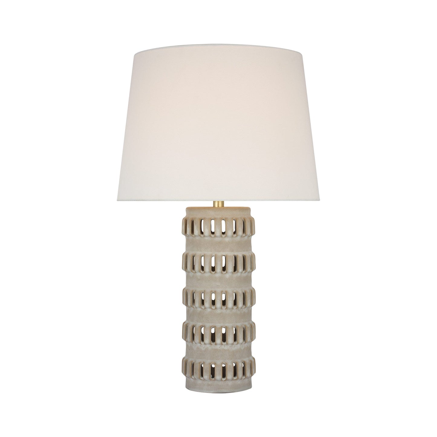 Mullin Table Lamp in Dusted Stone.