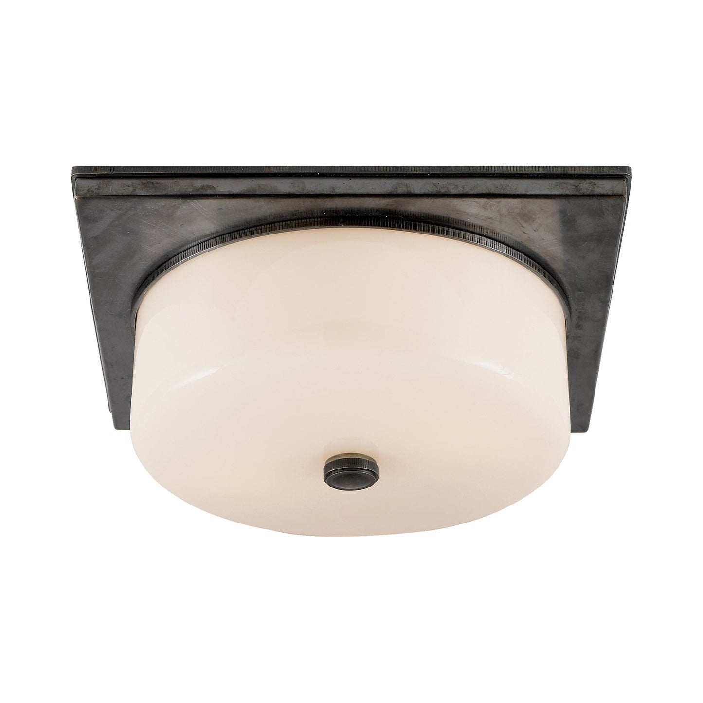 Newhouse Flush Mount Ceiling Light in Bronze.