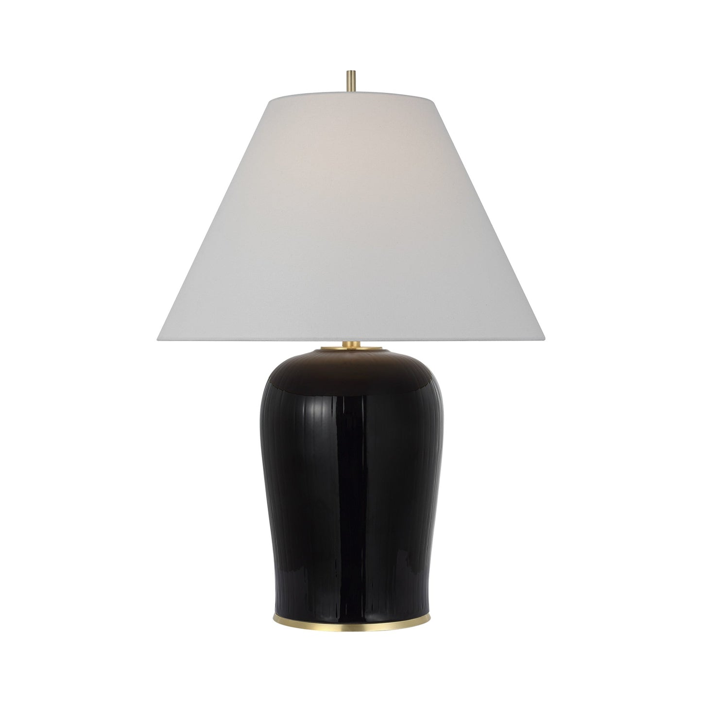 Opera Table Lamp in Raven Black (Large).