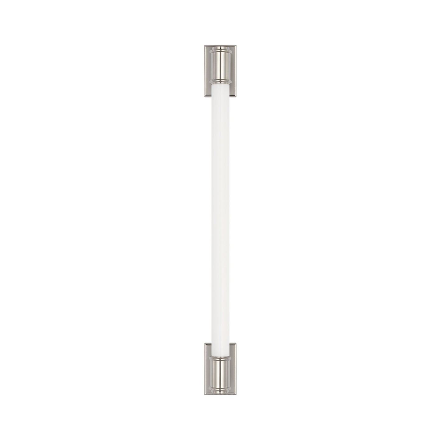 Owen LED Linear Bath Wall Light in Polished Nickel.
