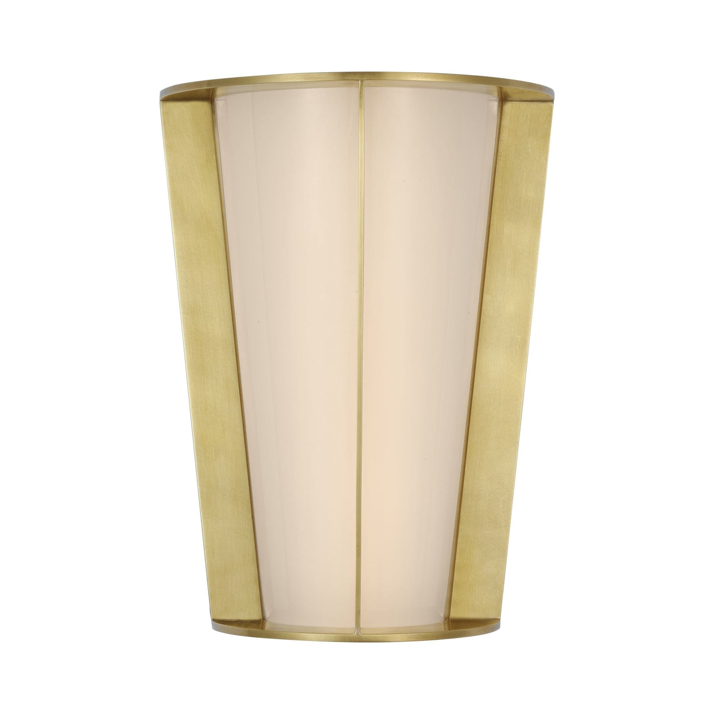 Phinn Tapered LED Wall Light in Soft Brass.