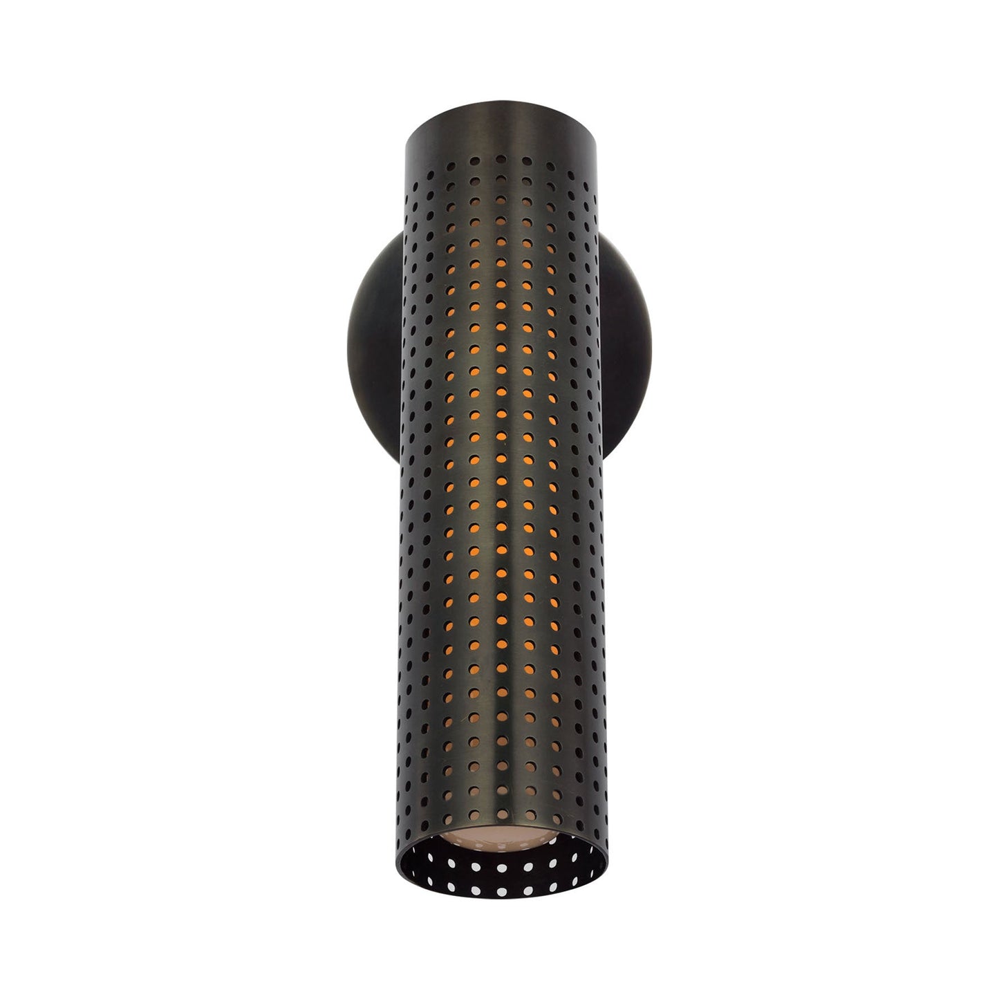 Precision LED Wall Light in Bronze.