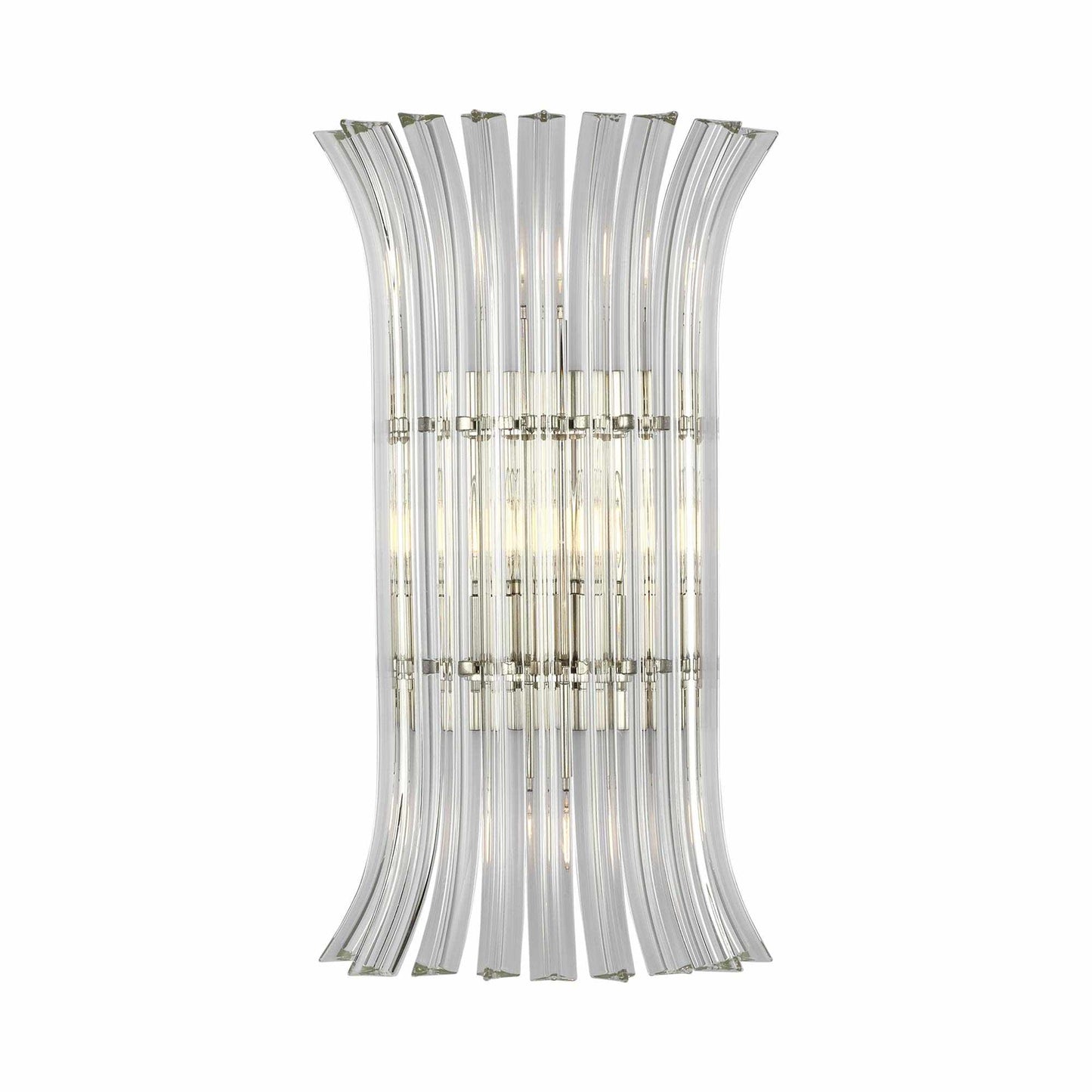 Rhine Wall Light in Polished Nickel.