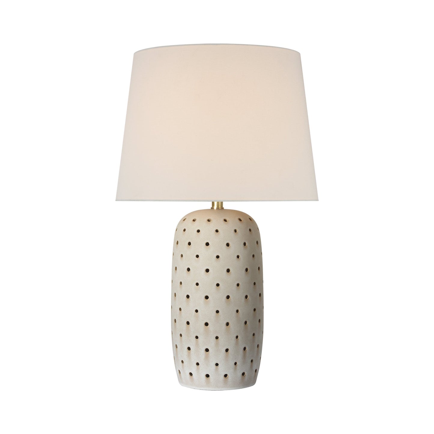 Samara Table Lamp in Dusted Stone.