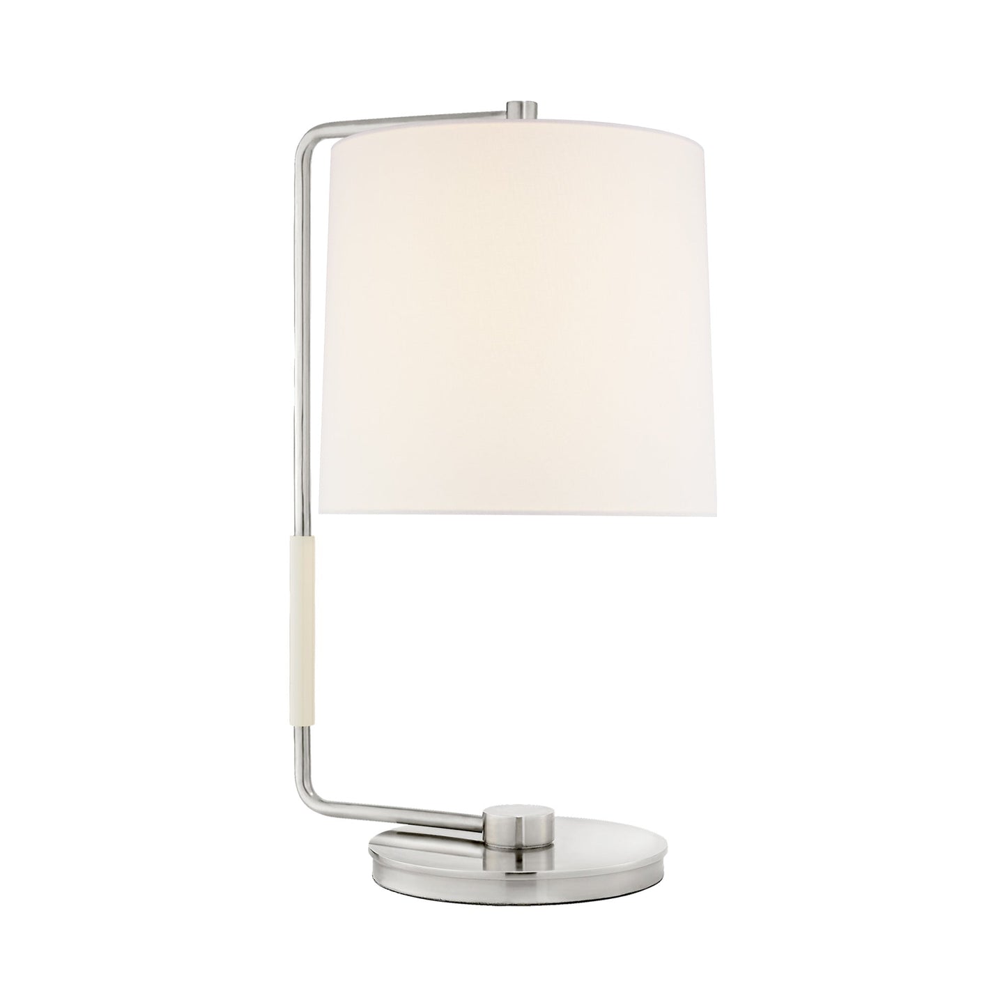 Swing Table Lamp in Soft Silver (Linen).