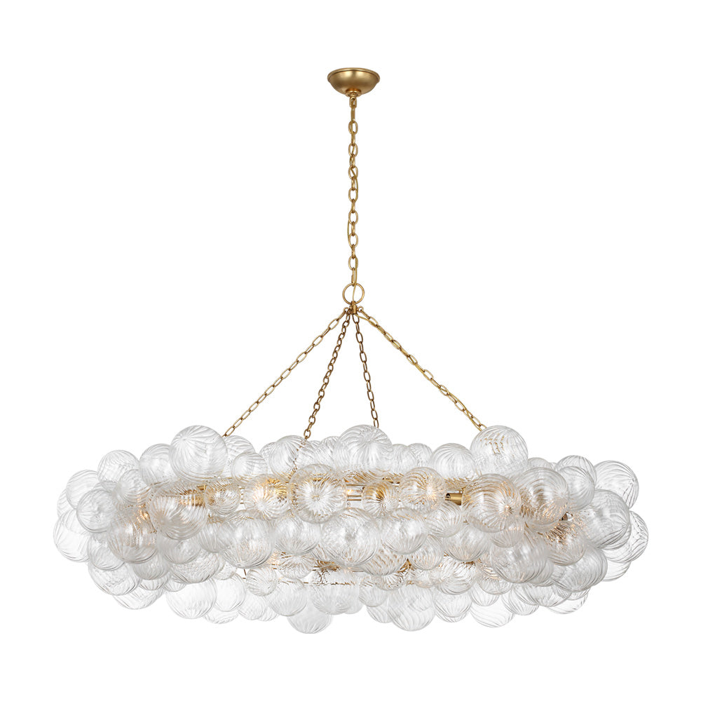 Talia Ring Chandelier in Gild (63-Inch).