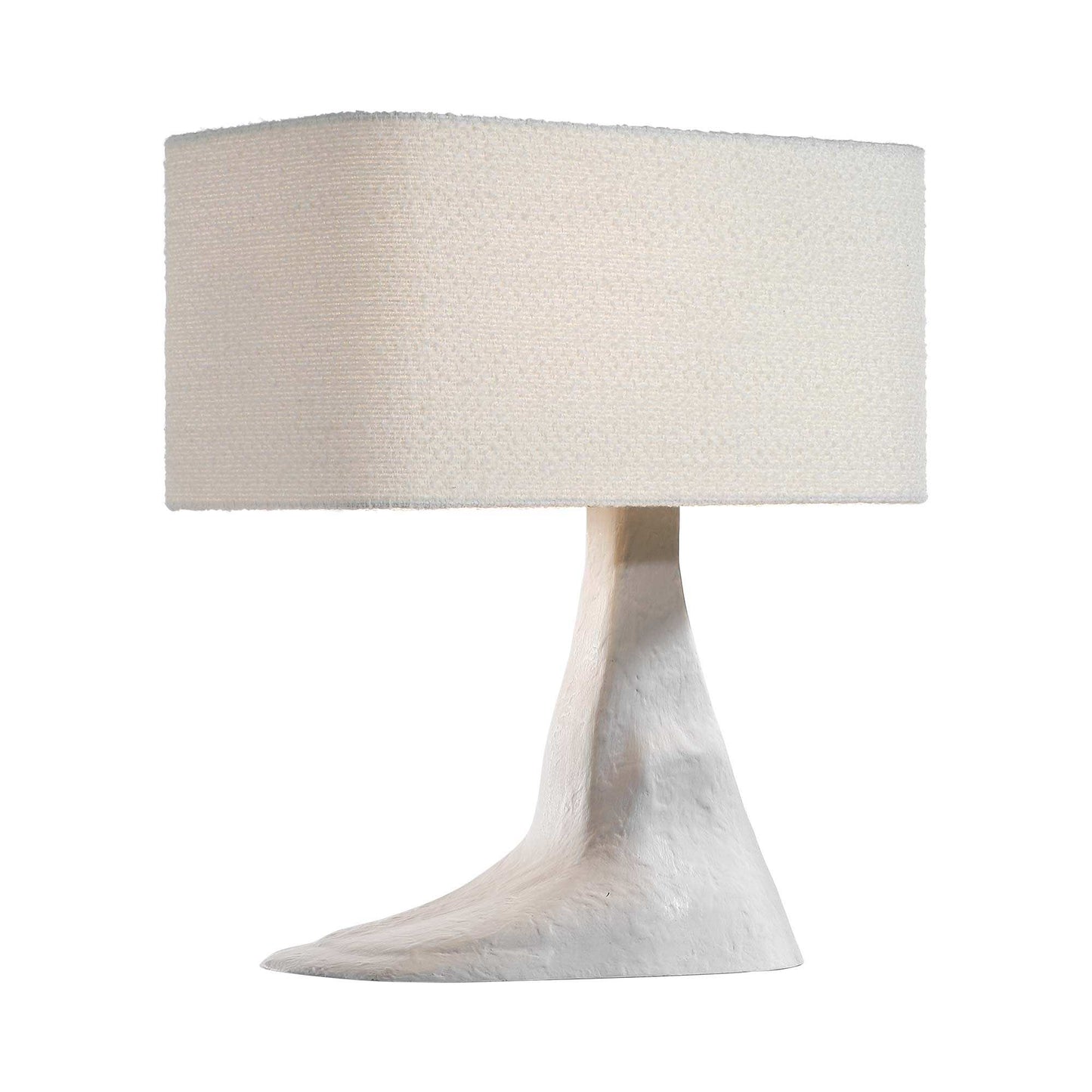 Terra-Forma Table Lamp in Plaster White (Right).