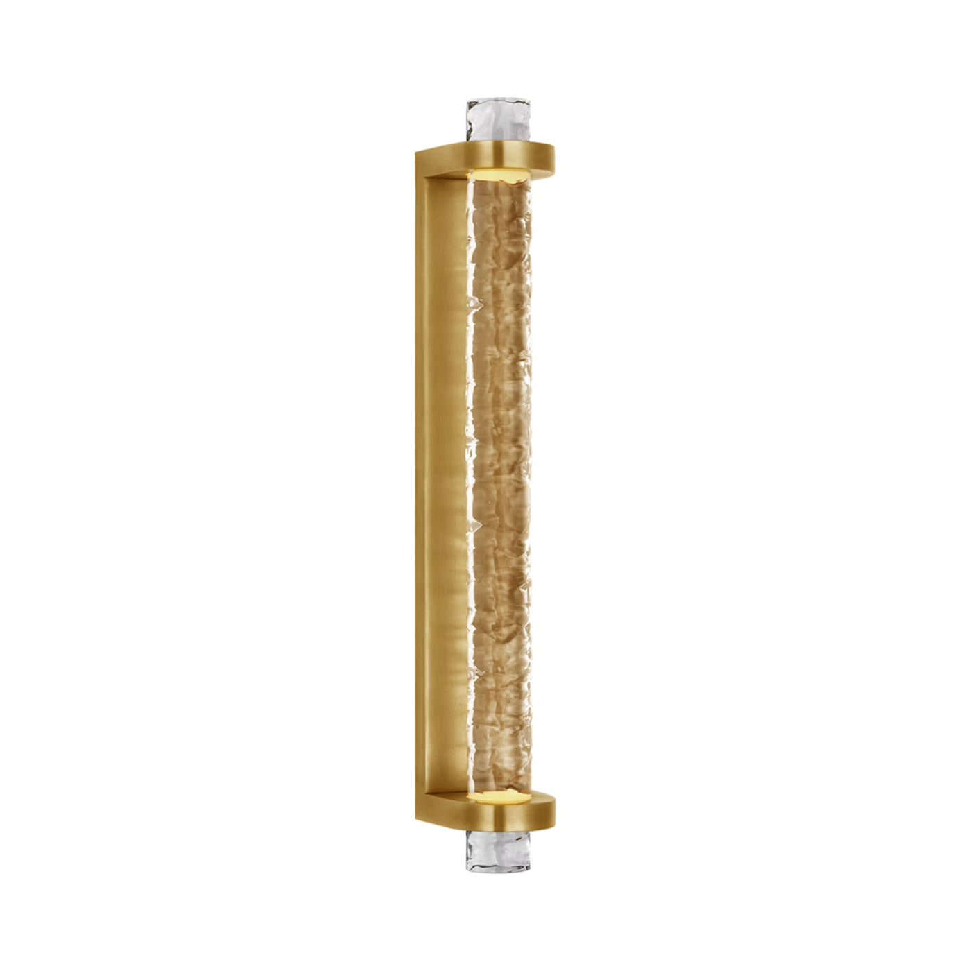 Theron LED Bath Wall Light in Soft Brass (21-Inch).