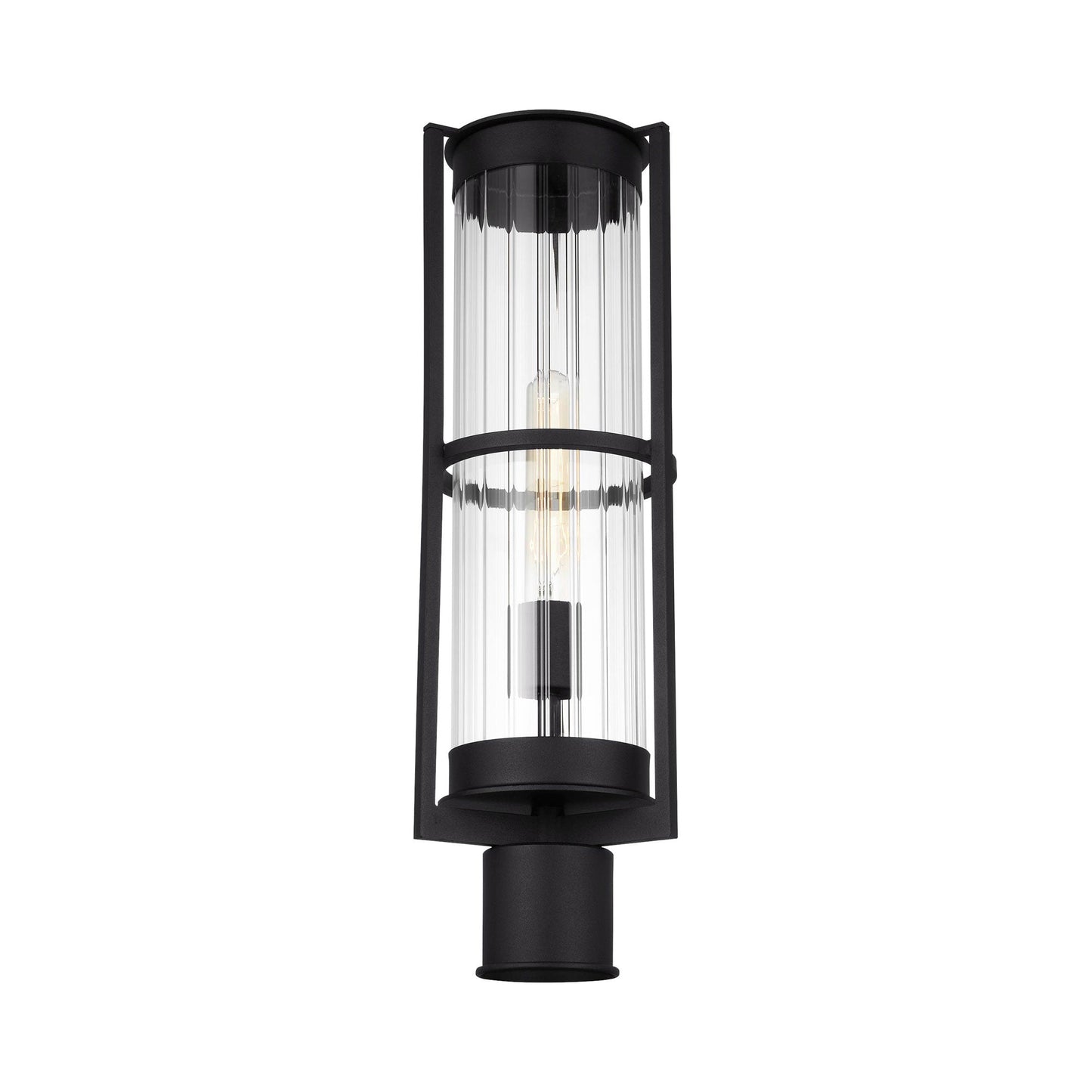 Alcona Outdoor Post Light in Black.