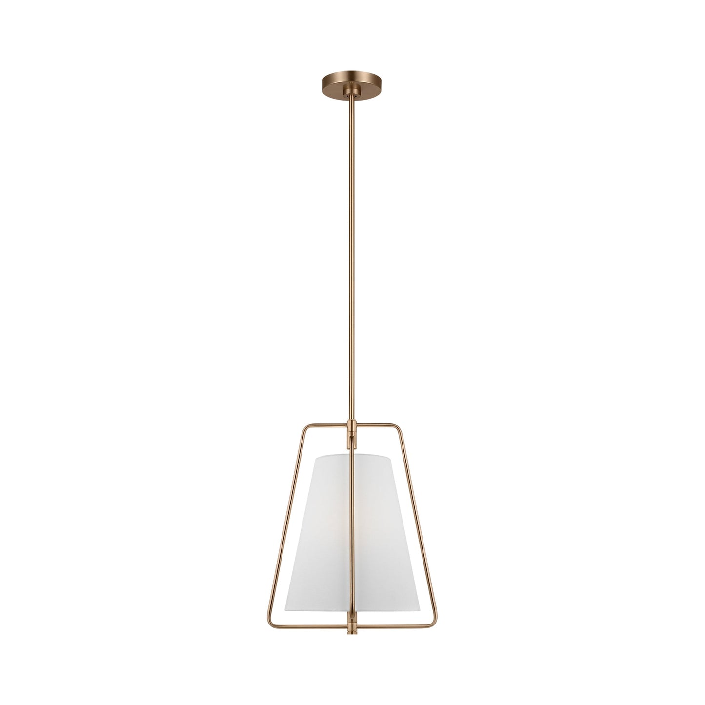 Allis Pendant Light in Satin Brass.
