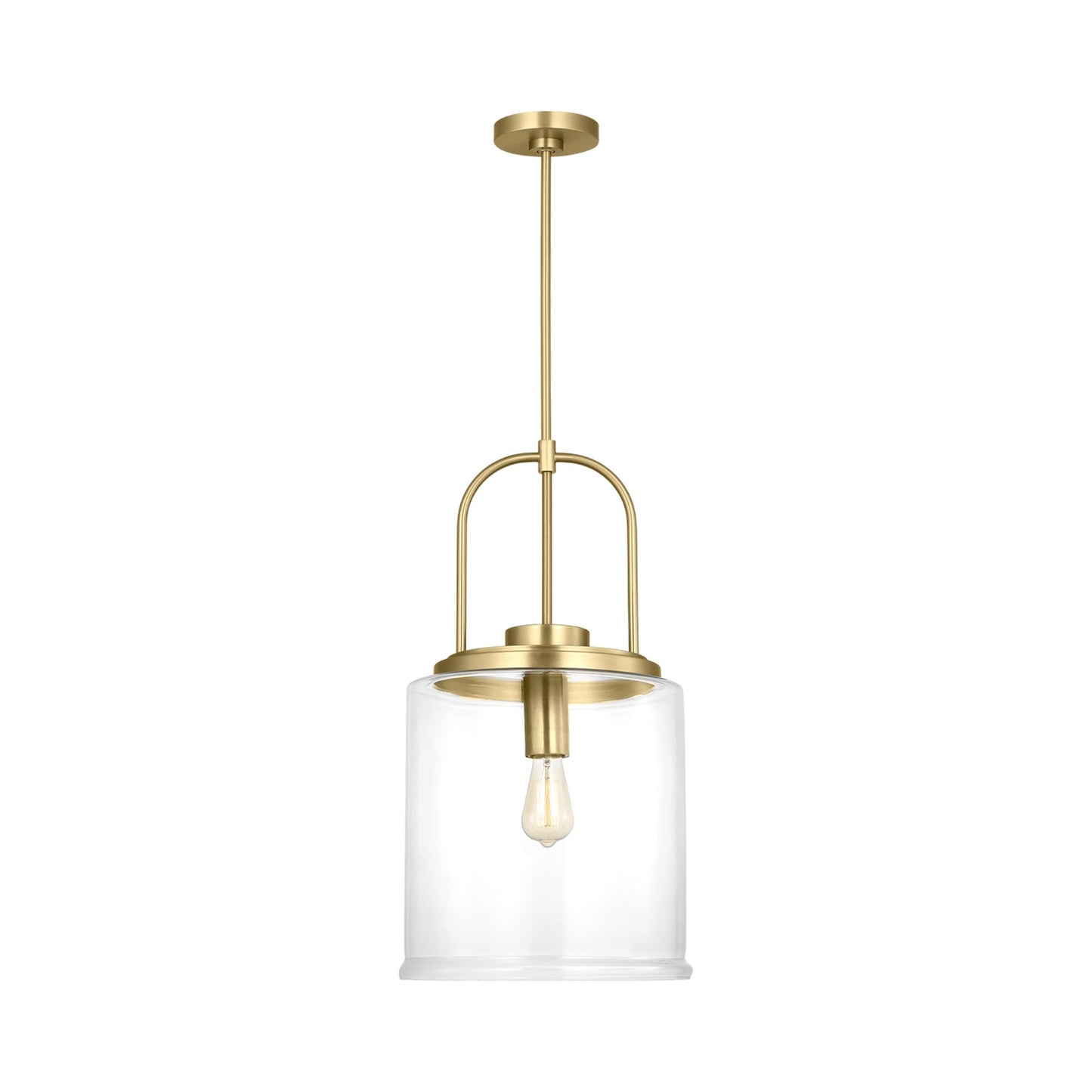 Anders Pendant Light in Satin Brass (Large).
