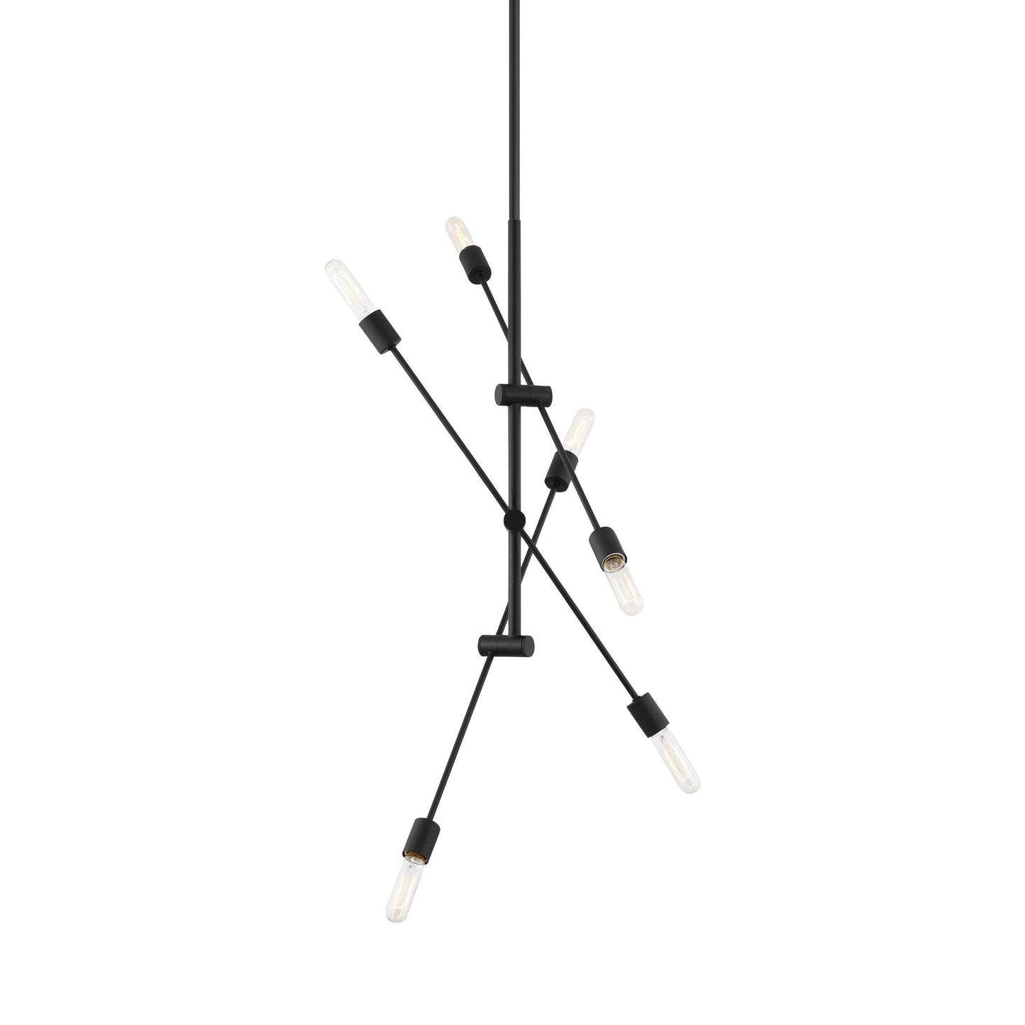 Axis Chandelier in Midnight Black (Large).