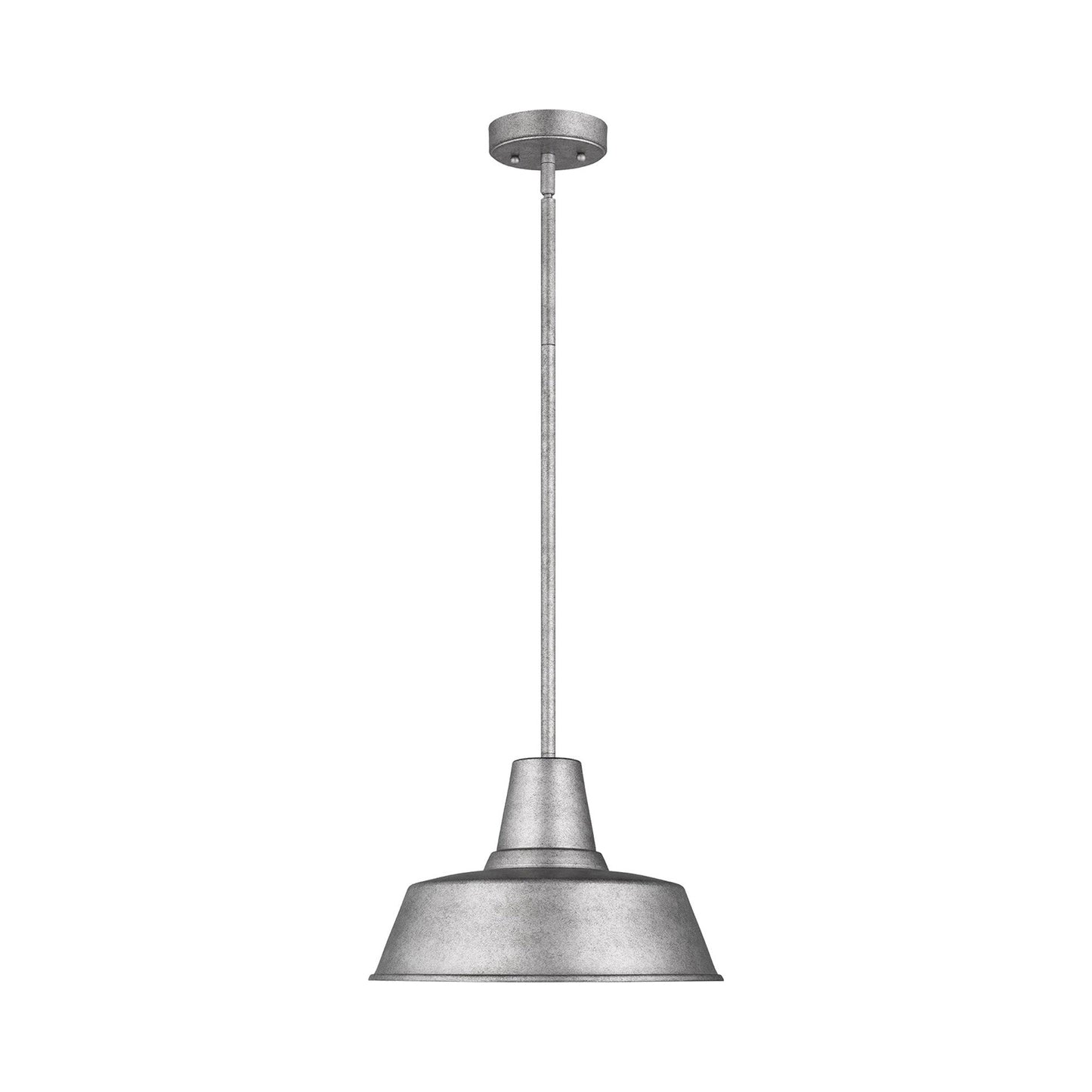 Barn Light Outdoor Pendant Light in Weathered Pewter.