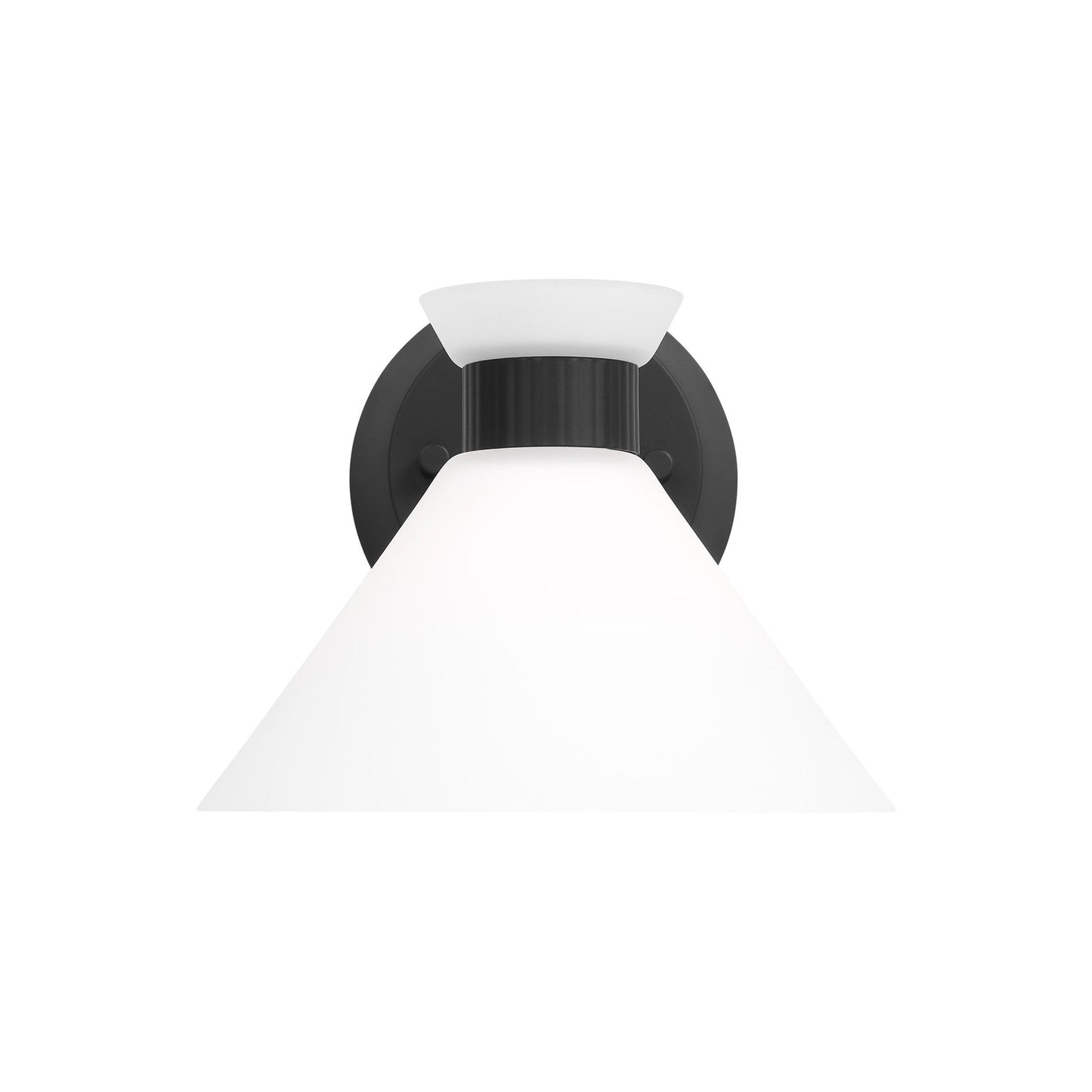Belcarra Wall Light in Midnight Black.