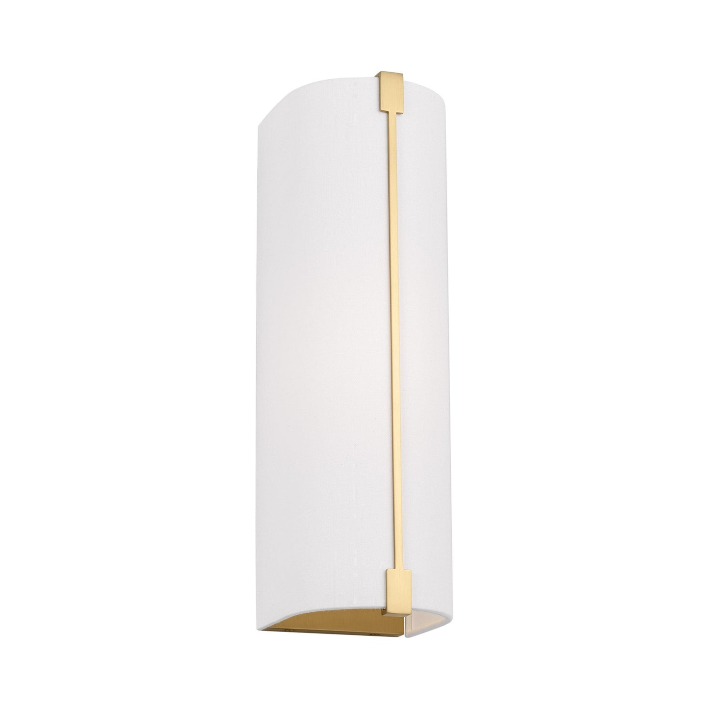 Bergen Wall Light in Burnished Brass.