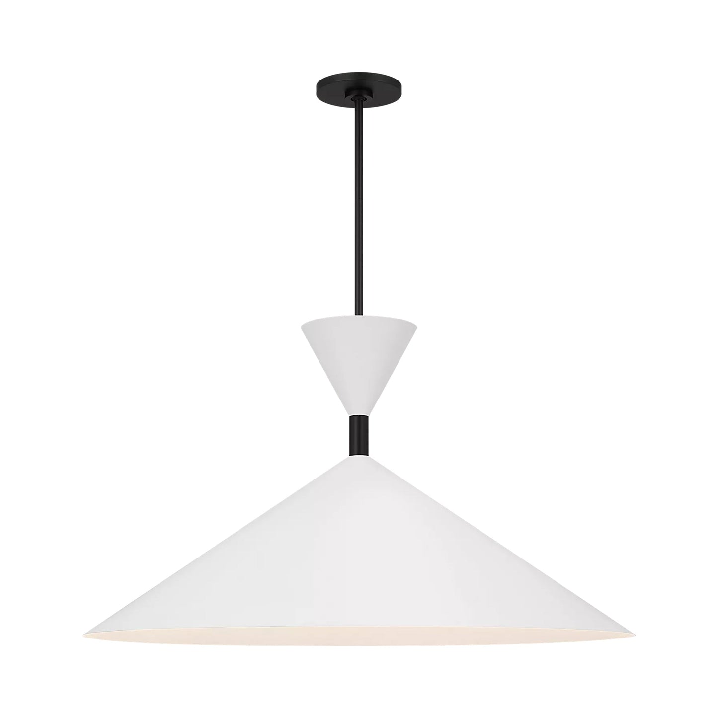 Bodhi LED Pendant Light in Midnight Black (30-Inch).