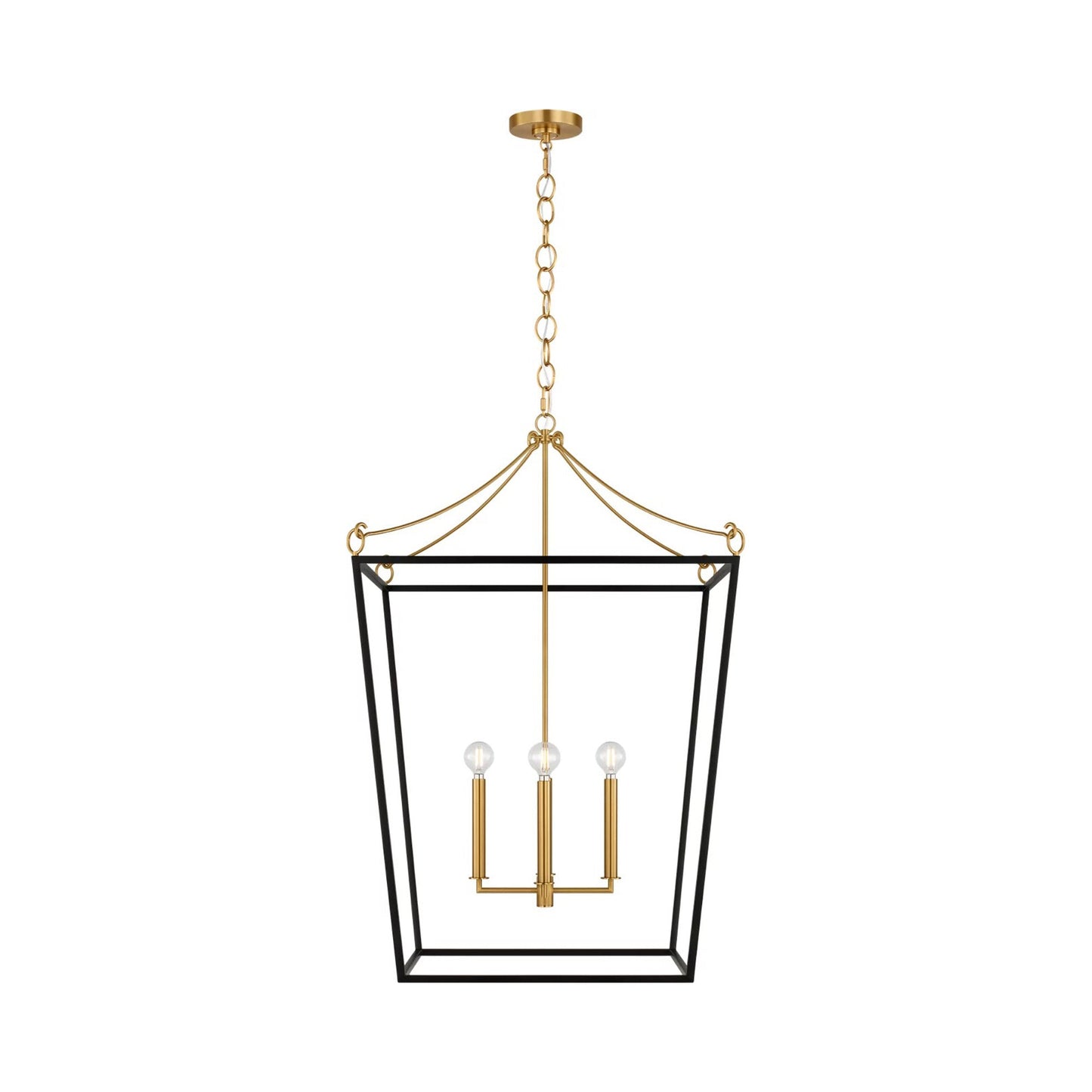 Carlyle Pendant Light in Midnight Black (24.38-Inch).