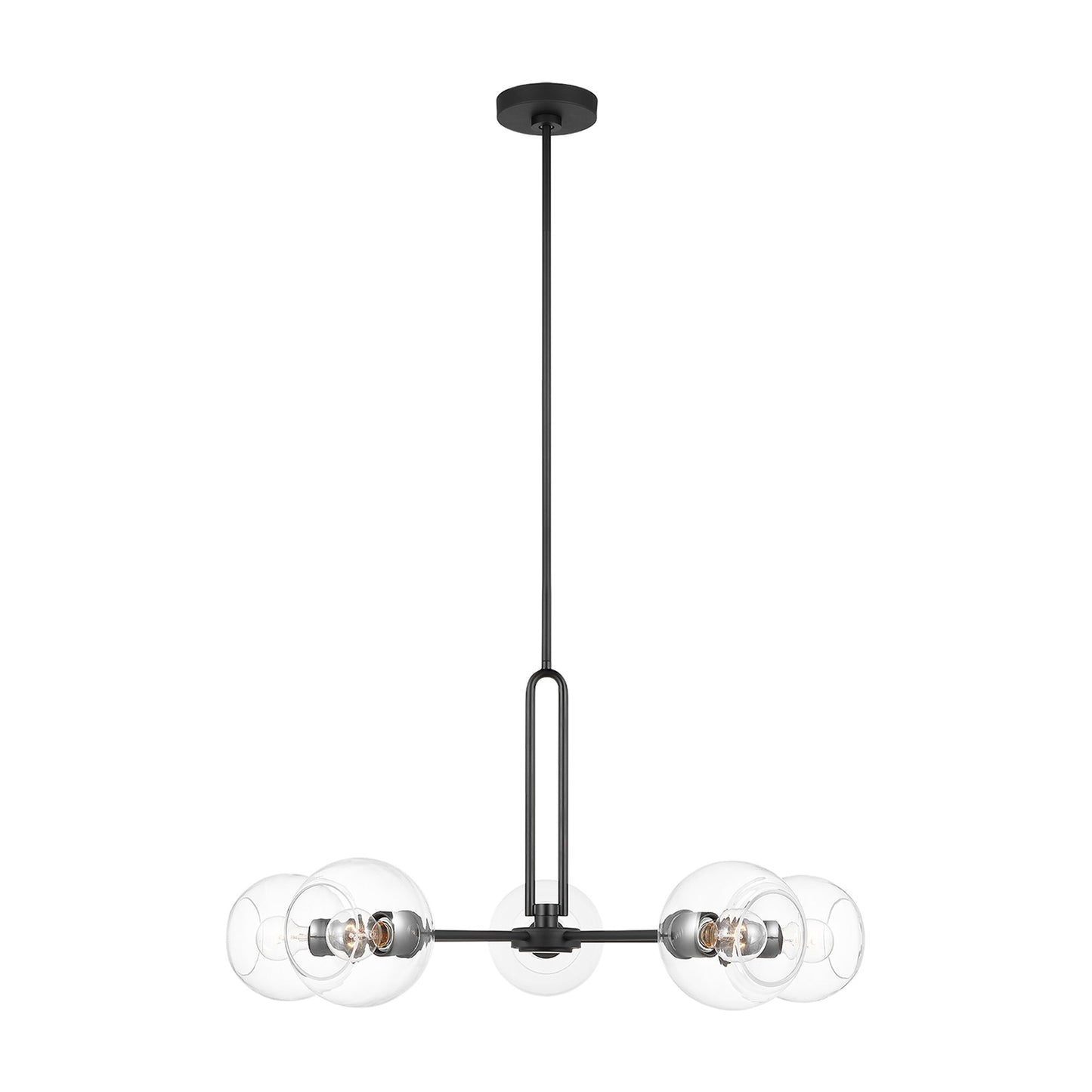 Codyn Chandelier in Midnight Black (Large).