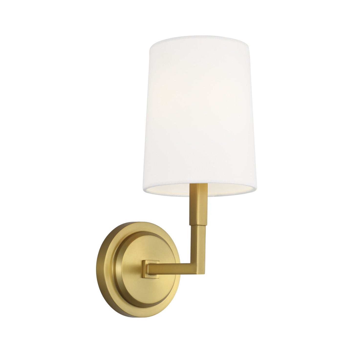 Danica Wall Light in Burnished Brass.