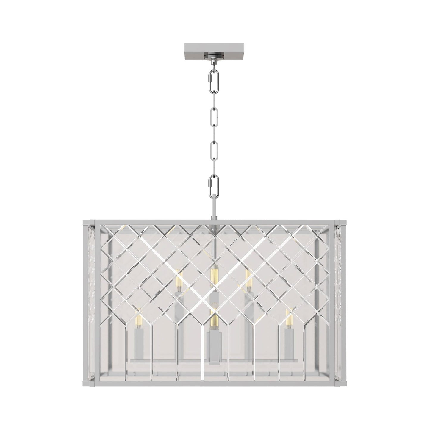 Erro Pendant Light in Polished Nickel (Large).
