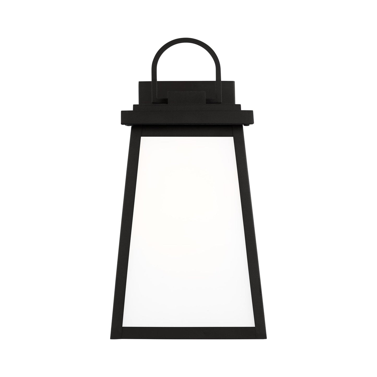 Founders Outdoor Wall Light in Black (Large/LED Bulb).