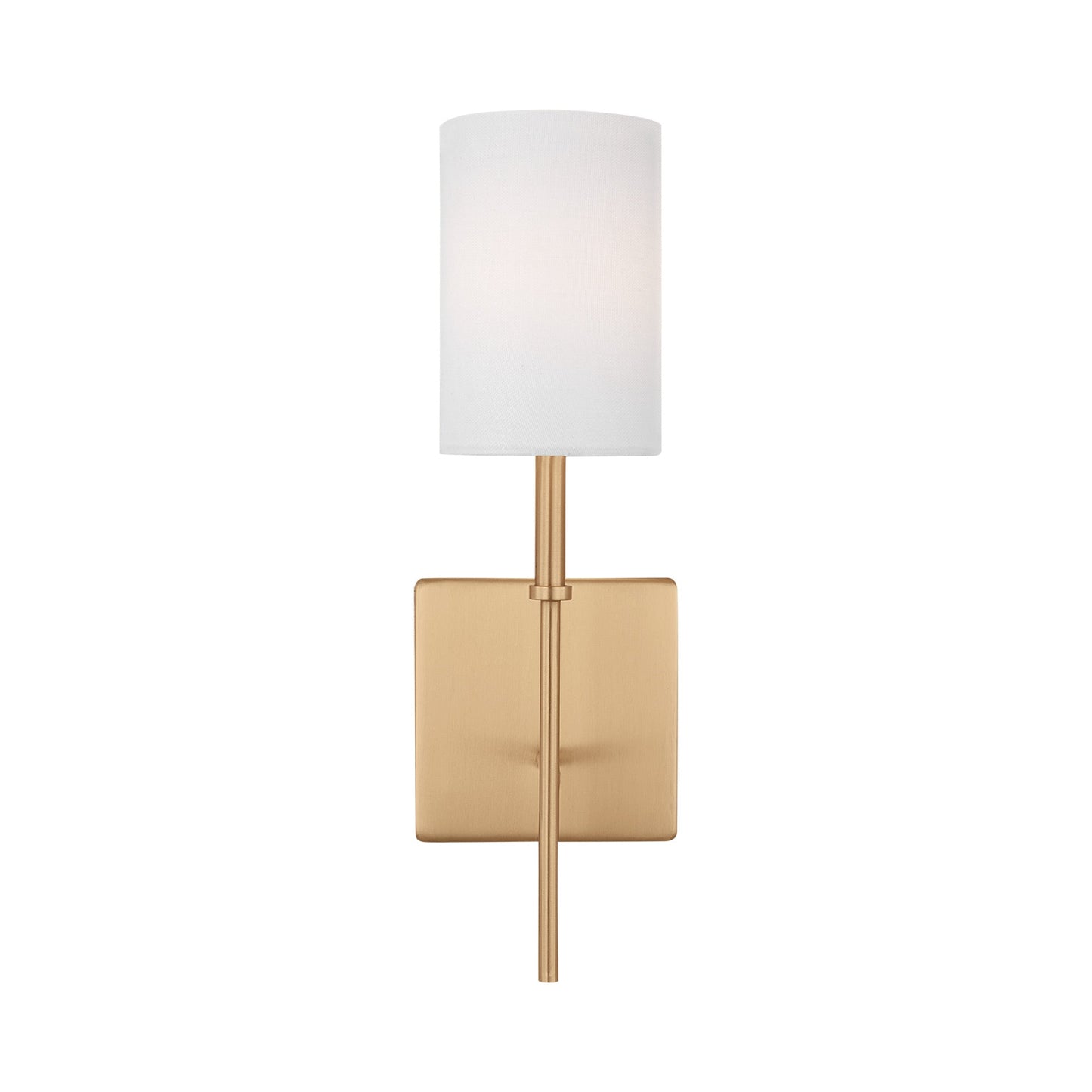 Foxdale Bath Wall Light in Satin Brass.
