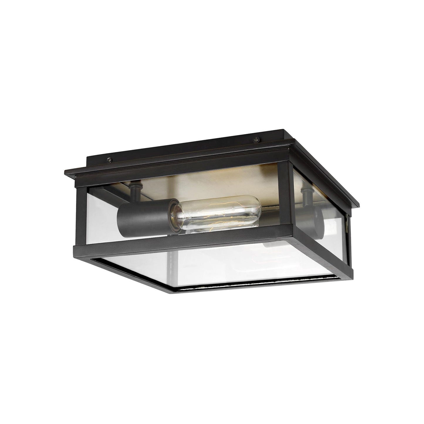 Freeport Outdoor Flush Mount Ceiling Light (Medium).