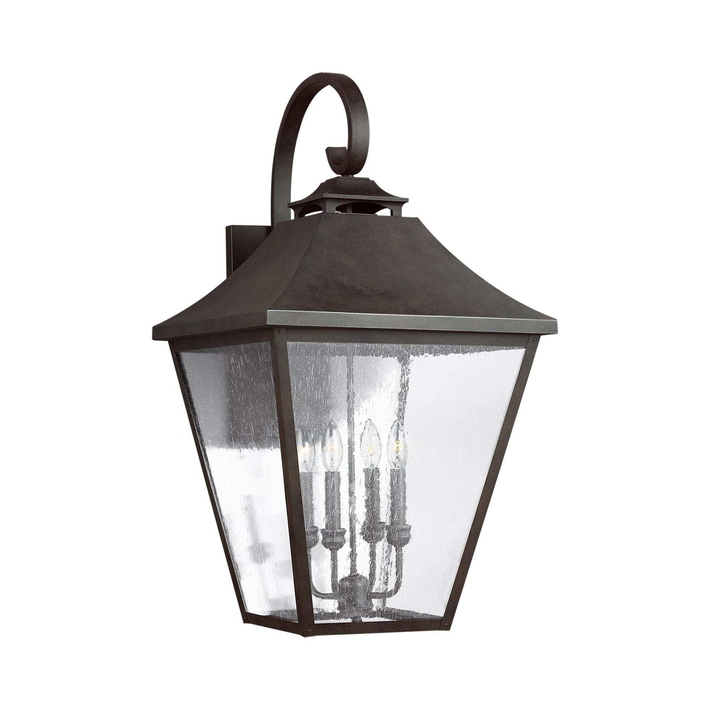 Galena Outdoor Wall Light in Sable (X-Large).