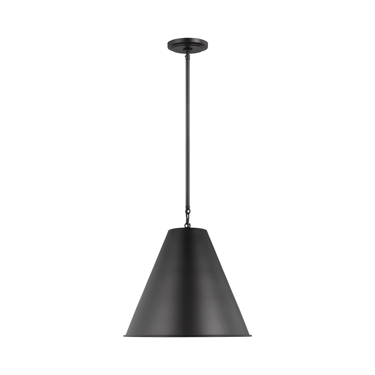 Gordon Pendant Light in Midnight Black.