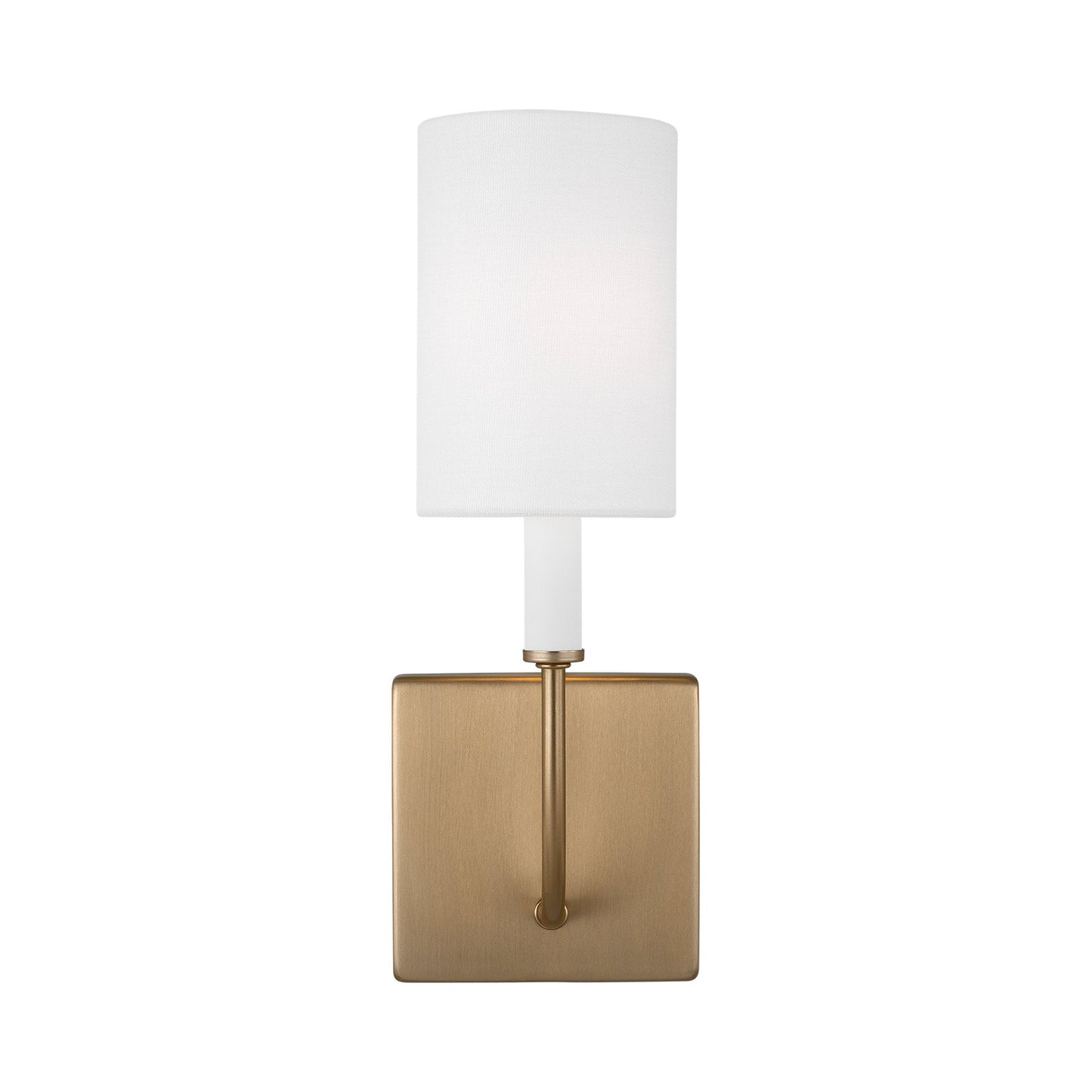 Greenwich Bath Wall Light in Satin Brass.
